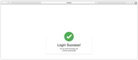 Successfully logged in .